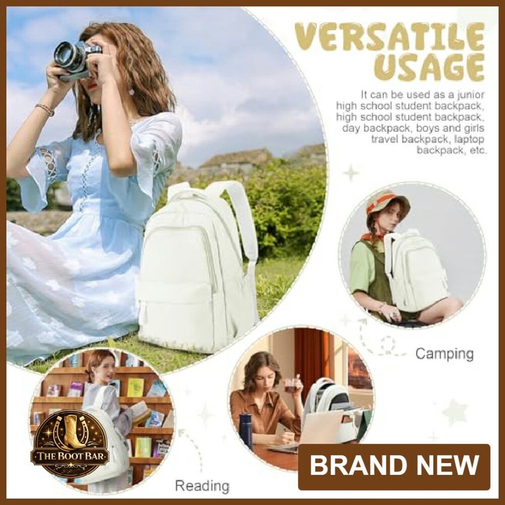 Lightweight Polyester Backpack With Laptop Compar… - image 8